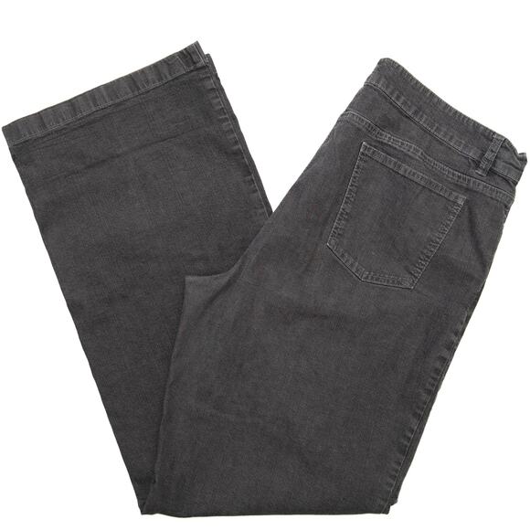 Eileen Fisher Carbon Slim Fit Full Length Organic Cotton Stretch Jeans Size 16 - Picture 3 of 12